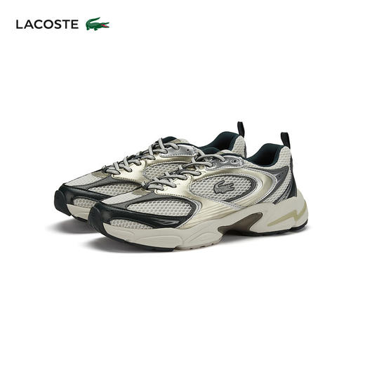 【海南专供价】LACOSTE【王一博同款】法国鳄鱼男鞋新款潮流运动老爹鞋48SMA0071 商品图4