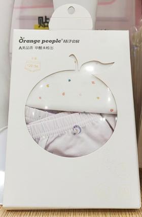6955003780043桔子公民棉女童平角裤xl码2条装花色自选（120码 / 建议身高110-120）