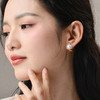 Manreya玛芮雅王妃精品银镀金0感珍珠耳夹 商品缩略图5