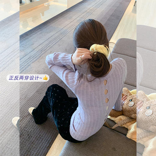 【129元任选2件】现货！正反穿针织衫 商品图2