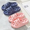浴室拖鞋女夏室内家用情侣漏水速干卫生间凉拖鞋男防滑软底鞋[WG25207W/M] 商品缩略图0