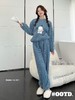 【YW】无忧购“”79元3件秋冬季哈帕狗提花舒棉绒套装加厚保暖卡通可外穿女士家居服（截单后3-5发货) 商品缩略图4