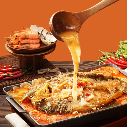 清江烤鱼 | 加热即食 甄选鮰鱼 肉嫩鲜美无细刺 新鲜活鱼制作 海南特色糟粕醋风味 商品图2