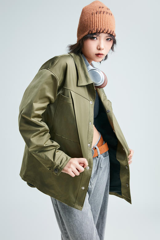 ECAPTIOUS环保反光涂料风衣 商品图7