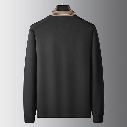 【新款DDA】大依优型大码长袖Polo衫翻领加肥加大肥佬休闲商务宽松透气上衣打底 商品图3