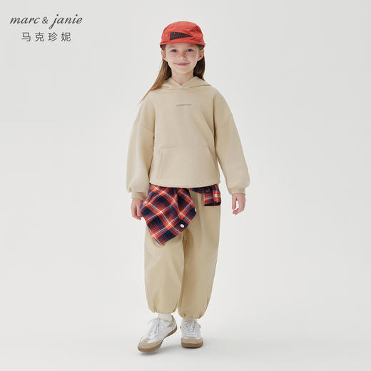 马克珍妮女童时尚休闲宽松灯笼裤儿童裤子2024年秋装新款241363 商品图2