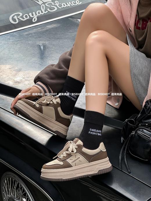 新品女士圆头厚底拼色休闲鞋431B43567（W） 商品图6