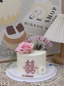订婚蛋糕（粉色主题）