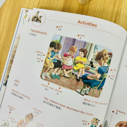 【可点读】玛蒂娜双语词汇图画书：让孩子轻松记住超1000个基础词汇的有声双语图典！使用简单0门槛（支持小达人） 商品图7