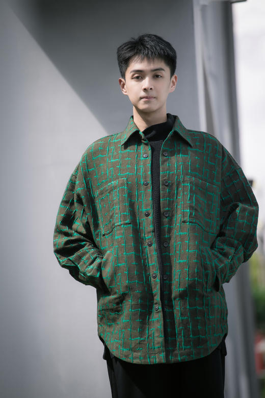 S432425329轻奢肌理衬衫外套 商品图0