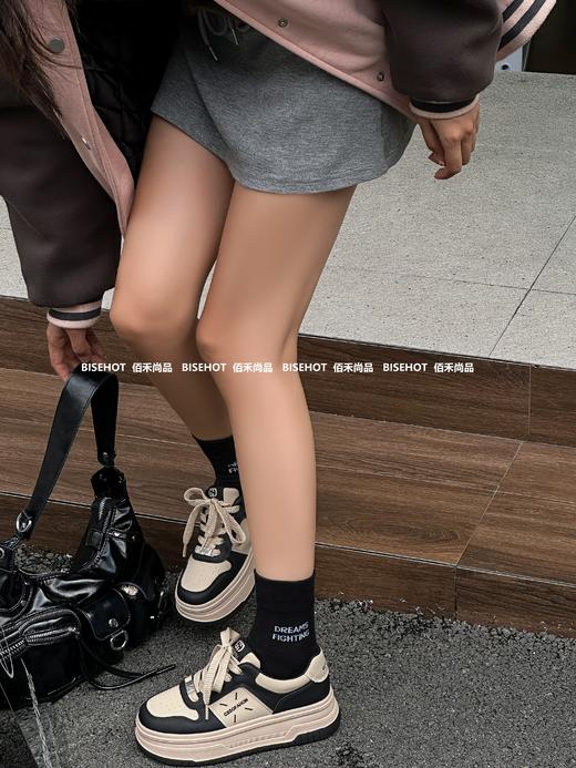 新品女士圆头厚底拼色休闲鞋431B43567（W） 商品图8