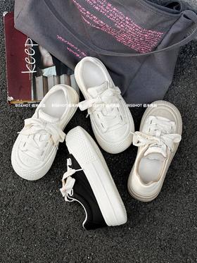 新款厚底娃娃头可爱系女士休闲鞋431B43560（W）