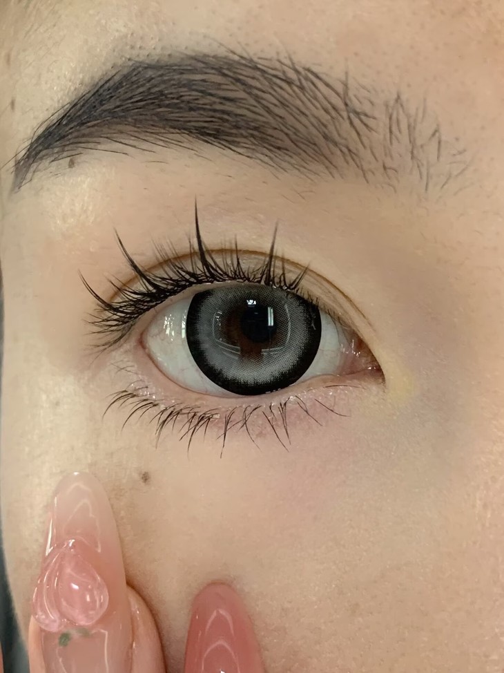 SUGARPLUM绵羊露珠14.5mm 灰色 半年抛美瞳 满眼水光韩系学妹 - VVCON美瞳网