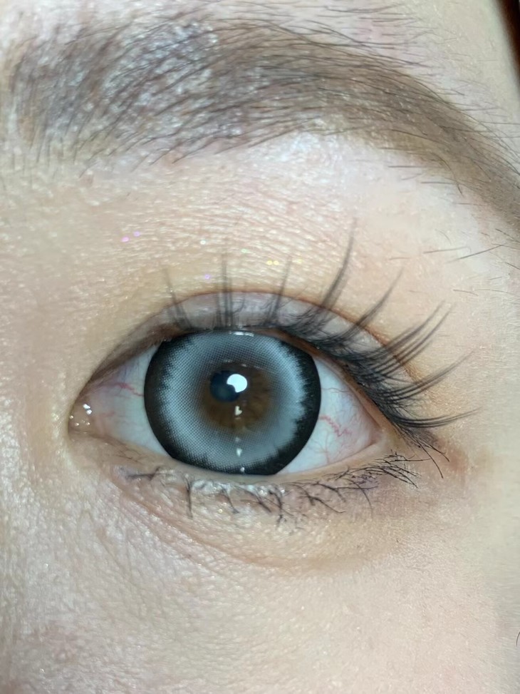 SUGARPLUM绵羊露珠14.5mm 灰色 半年抛美瞳 满眼水光韩系学妹 - VVCON美瞳网