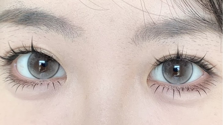 SUGARPLUM破碎玻璃14.5mm 灰色 半年抛美瞳 氧气感纯情女高 - VVCON美瞳网