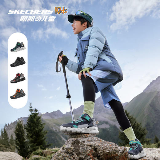 Skechers斯凯奇儿童二棉鞋加厚加绒男童保暖防滑户外中大童运动鞋405230L 商品图4