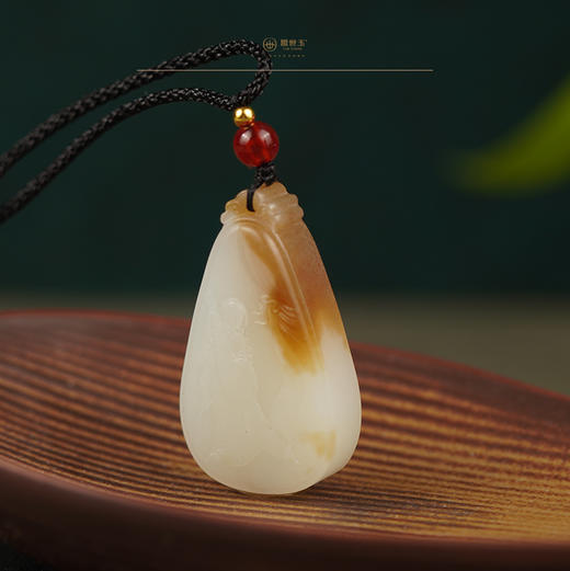 新疆国玉盟世玉和田玉羊脂玉挂件（昭君出塞）【带证书·顺丰物流】 商品图0