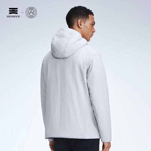 天石鹅铠甲Primaloft金标P棉棉服男士针织拼接连帽户外运动夹克G439 商品图2