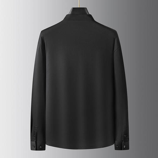 【中国风】【新款DDA】大依优型大码长袖衬衫翻领加肥加大肥佬休闲商务宽松透气上衣 商品图1