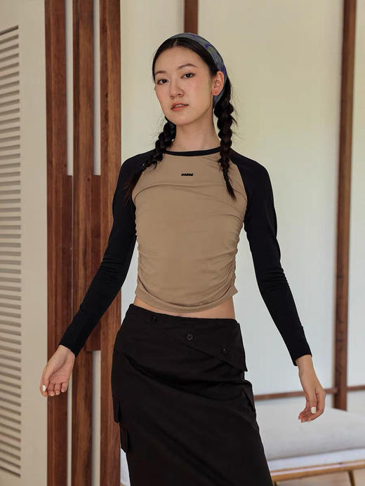 无缝一体插肩袖打底 商品图1