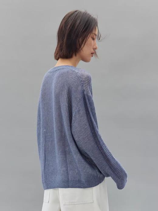 步履不停/4C13215C/薄款用慵懒风羊毛套头毛衣 商品图1