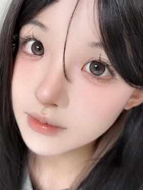 jellydoll 半年抛美瞳  可可球 直径14.5mm着色13.94mm