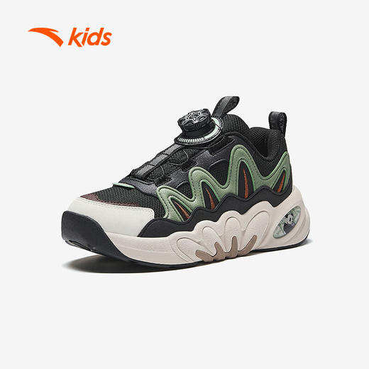 安踏儿童运动鞋男大童2024冬季旋钮扣多肉鞋休闲鞋312448810 商品图1