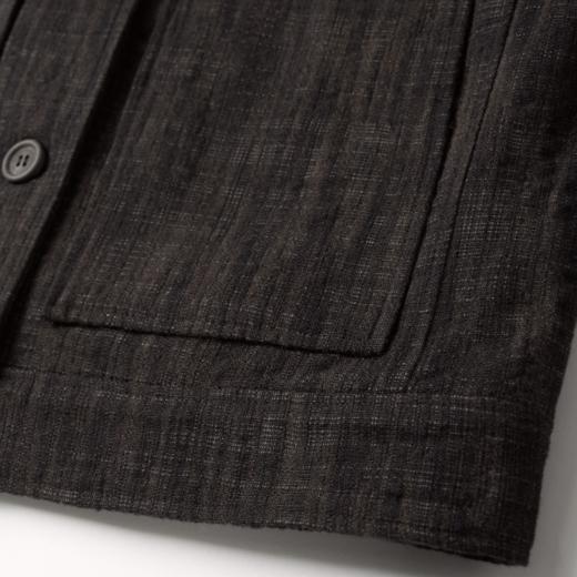 ROMI STUDIO “第五大道” 羊毛混纺花纱肌理感短夹克外套431W1072 商品图4