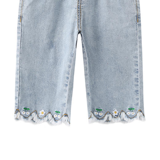 丽婴房-童衣类（夏）E1长裤\吊带裤海蓝\宝蓝 商品图1