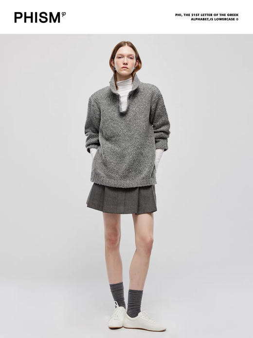 POLO领疙瘩毛毛衣 商品图0