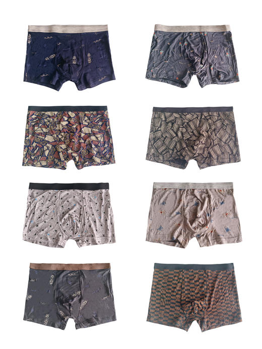 无积分赠品【特价】促销内裤杂款内裤男士平角礼盒装3301/3254/4001/3012 商品图0