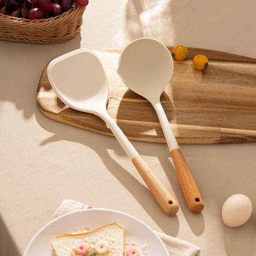 摩登主妇硅胶锅铲耐高温家用炒菜铲子炒勺煎铲不粘锅专用厨具套装 商品图3