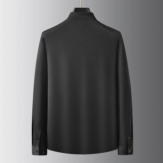 【高弹】【新款DDA】大依优型大码长袖衬衫翻领加肥加大肥佬休闲商务宽松透气上衣 商品图1