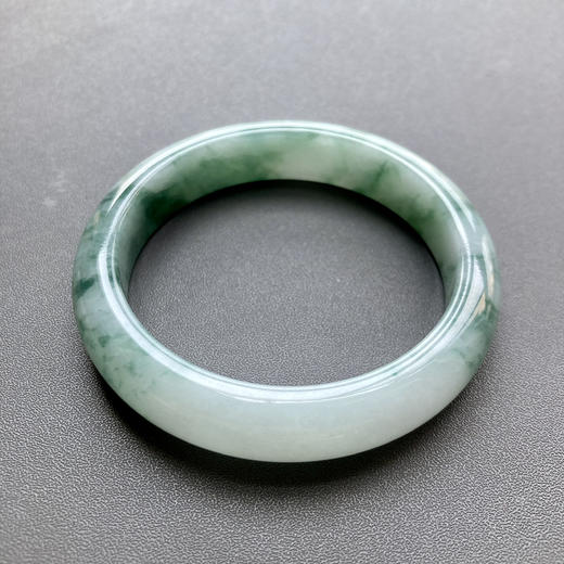 糯冰种飘花翡翠手镯53 商品图3