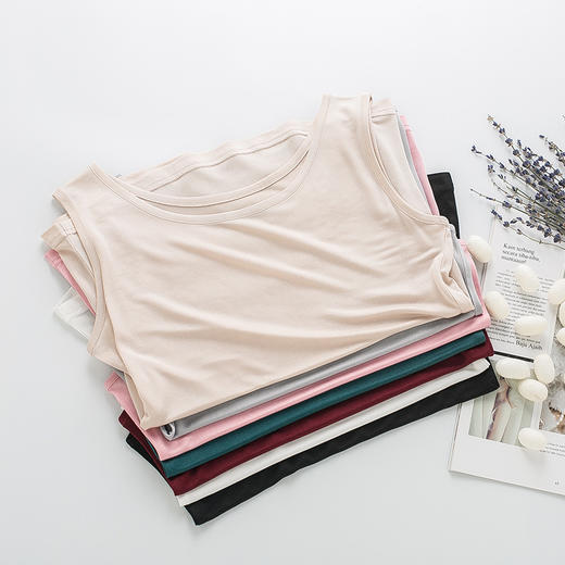 ARN-Y009真丝背心女桑蚕丝针织吊带大码女士夏季宽松无袖透气打底内搭上衣 商品图1