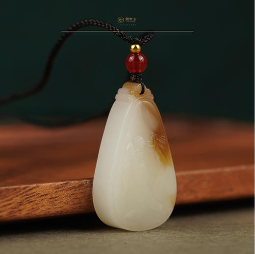 新疆国玉盟世玉和田玉羊脂玉挂件（昭君出塞）【带证书·顺丰物流】 商品图3