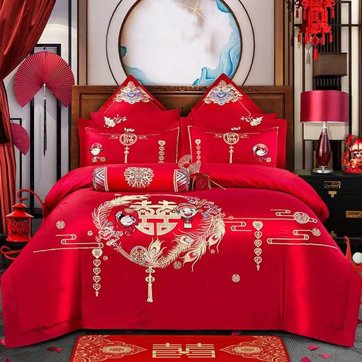 甄选全棉御喜婚庆四件套G117680018 商品图8