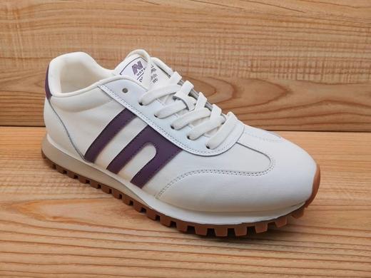 豪行舒适系带女单鞋22378123牛皮透气平底运动鞋 商品图0