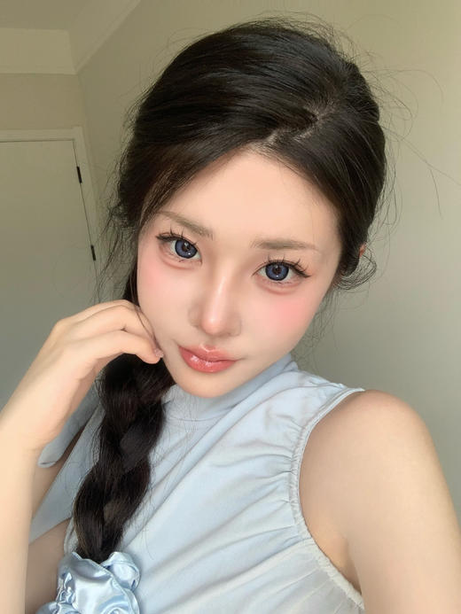 【大直径混血】D27·雪蓝水母·Winni丨14.5mm（日抛/一大盒10片装） 商品图8