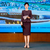 IWY/新款高级安哥拉红西装套裙长袖高级气质讲师商务通勤显瘦服装CS2040 商品缩略图3