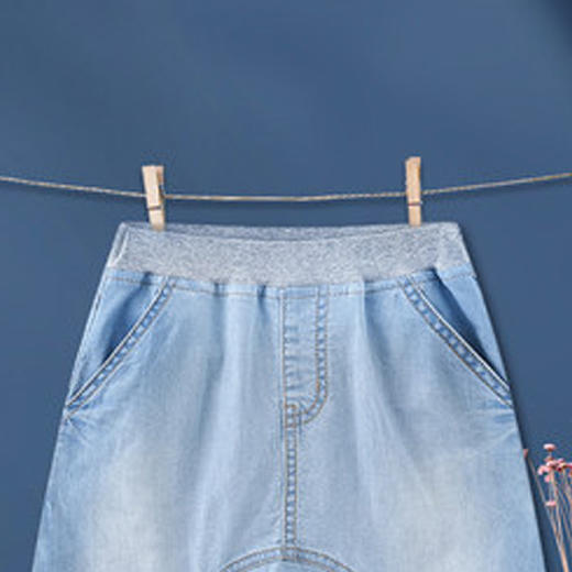 丽婴房-童衣类（夏）E1短裤\裤裙中蓝\湖蓝 商品图2