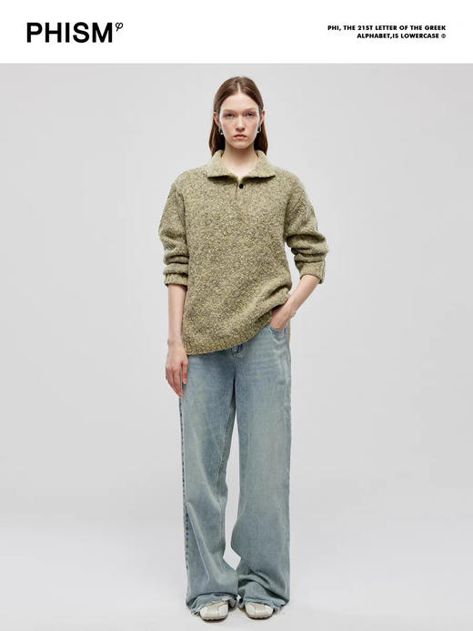 POLO领疙瘩毛毛衣 商品图0