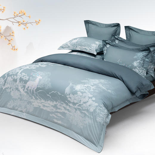 多喜爱山海经 60S贡缎磨绒四件套 梦满枝 商品图3