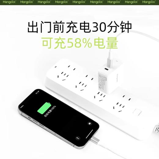 Mangotek 芒果 充电器 氮化镓 双口 - 35W 商品图1