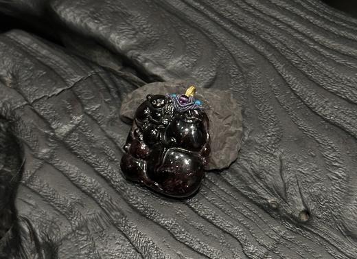 巴西玫瑰彩虹碧玺吊坠 商品图0