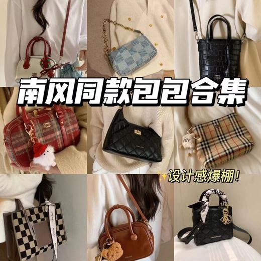 【南风同款包包19.0合集】优雅秘密武器，追求品质与格调，身份与品味的象征，个性与品味结合，秒变街头最靓的女人，走在潮流尖端，设计感爆棚，仿佛流动的艺术品，让你的穿搭瞬间升级 商品图0