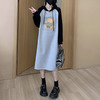 裁缝学苑AQ357长款卫衣裙纸样女装新款连帽插肩袖长袖过膝连衣裙版型 商品缩略图1