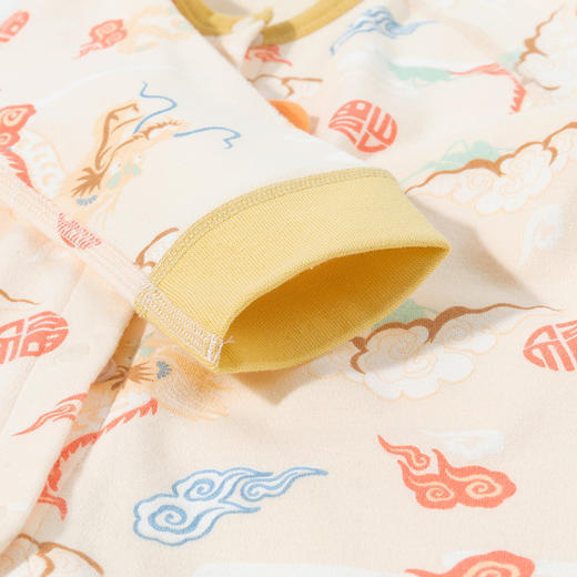 春秋新款前开连体衣婴儿哈衣男女宝宝爬服连体睡衣满月服ZB3DL034 商品图8