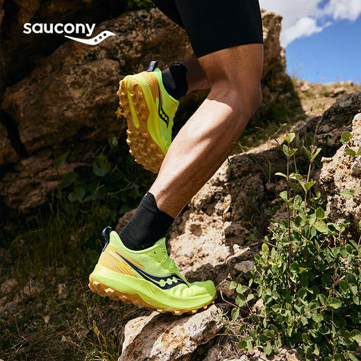 Saucony索康尼 游隼14 男款户外徒步越野防滑舒适缓震运动鞋 商品图4
