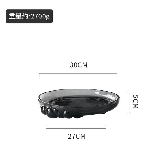 同城甄选ZUO玻璃花瓶果盘花瓶高级感 商品图5